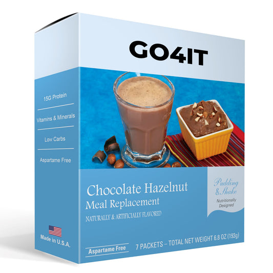 Healthy chocolate Hazelnut Meal Replacement Shake. Best Meal replacement shake