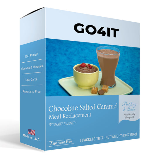 Chocolate Salted Caramel Meal Replacement Shake. Best Protein Shake