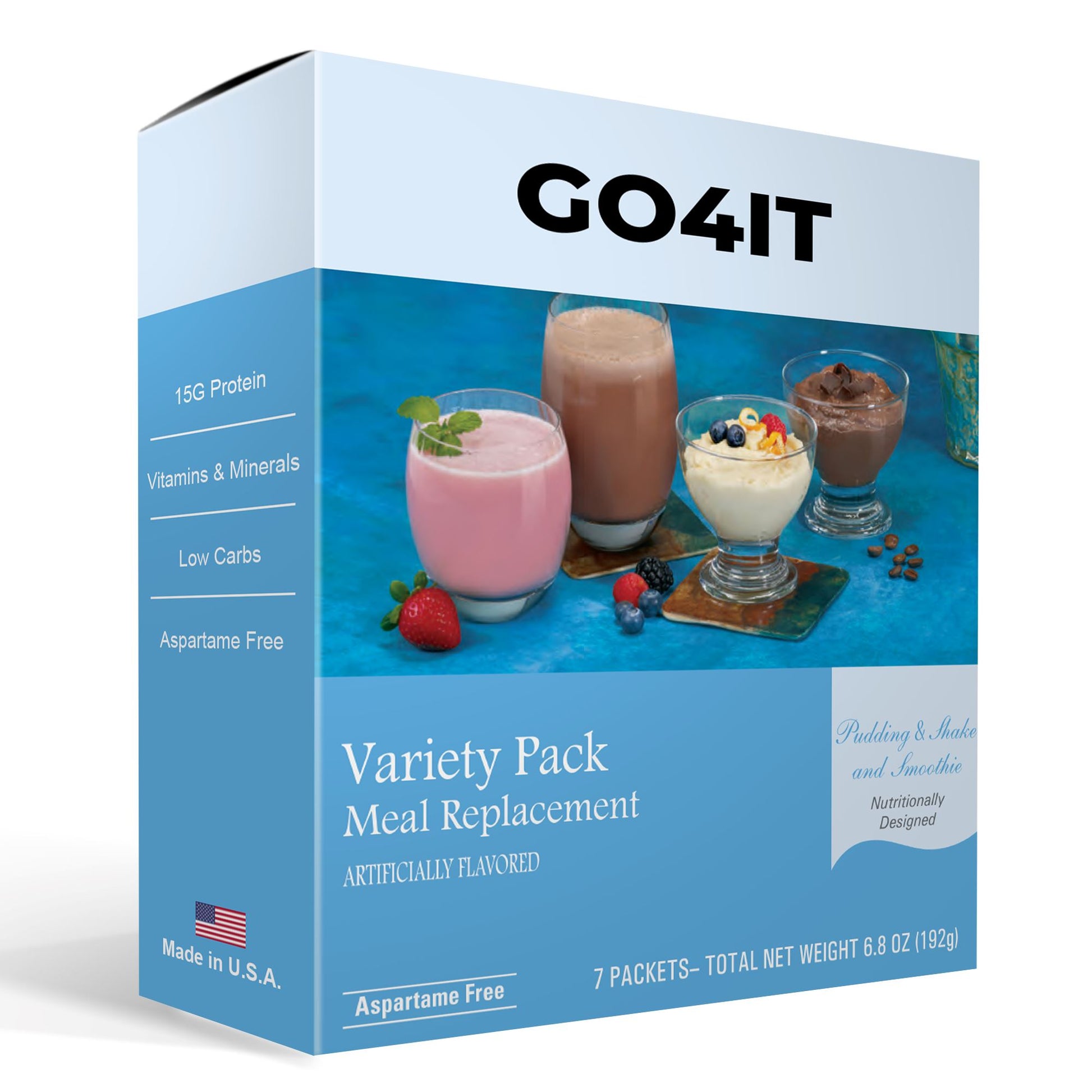 GO4IT Health Nutrition Shakes. Complete nutrition. Best shake for healthy lifestyle